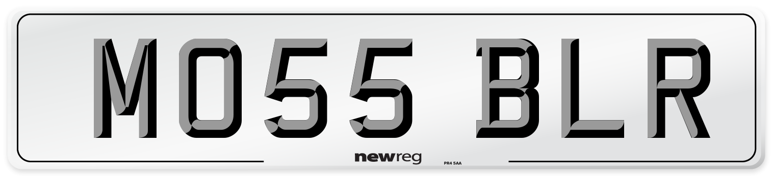 MO55 BLR Number Plate from New Reg